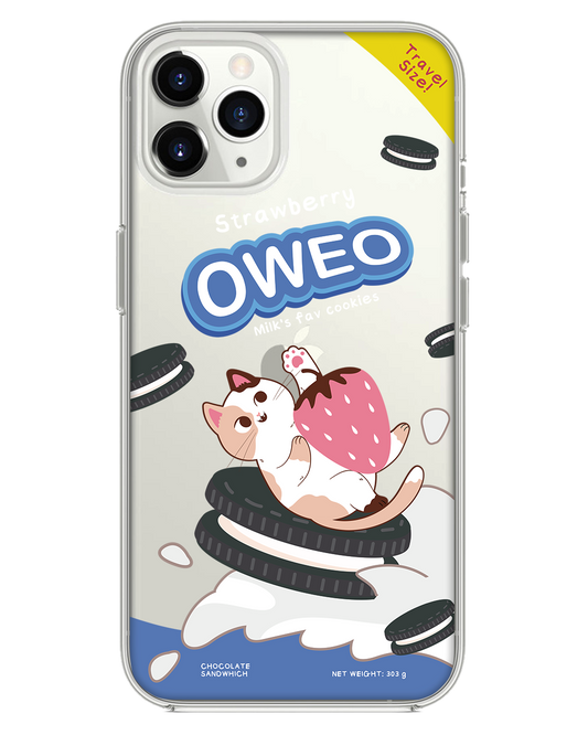 واقي خلفي هجين لهاتف iPhone - Oweo Cat
