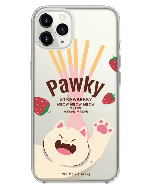 واقي خلفي هجين لهاتف iPhone - Pawky Cat