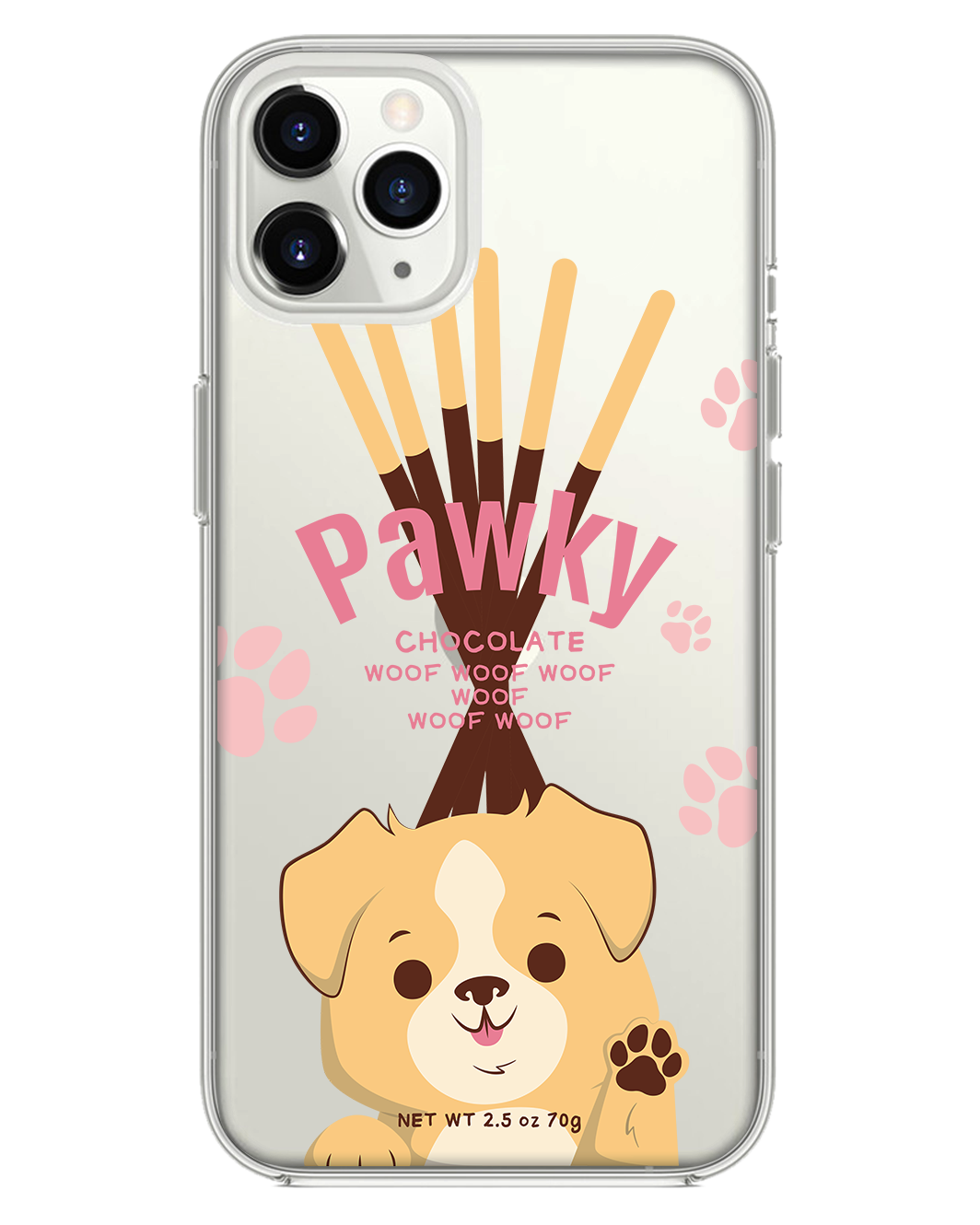 واقي خلفي هجين لهاتف iPhone - Pawky Dog
