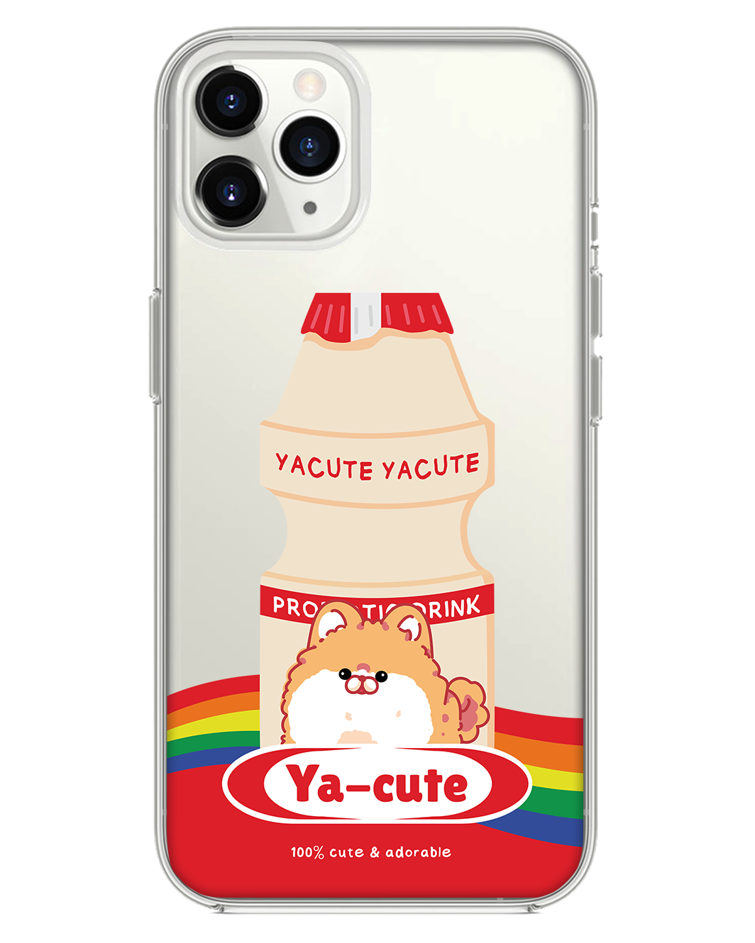 واقي خلفي هجين لهاتف iPhone - Yacute Dog