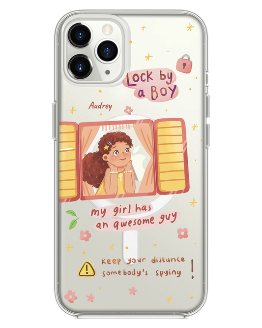 غطاء خلفي هجين لهاتف iPhone - Crush Girl (جراب للأزواج)