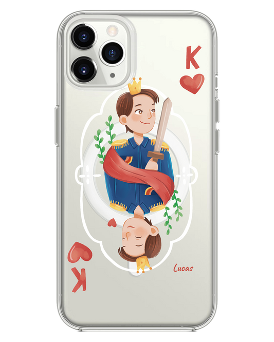 غطاء خلفي هجين لهاتف iPhone - مقاس كينج (جراب مزدوج)