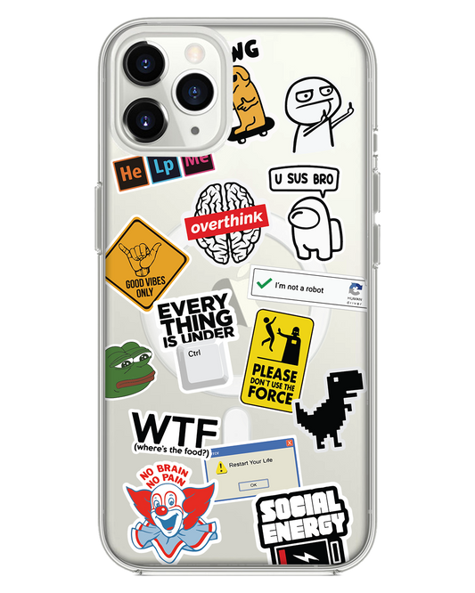 واقي خلفي هجين لهاتف iPhone - محاكاة ساخرة للعلامة التجارية 2.0