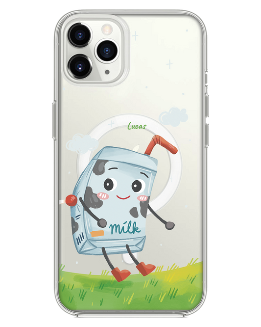 غطاء خلفي هجين لهاتف iPhone - Milk to my Cookies (حافظة للزوجين)