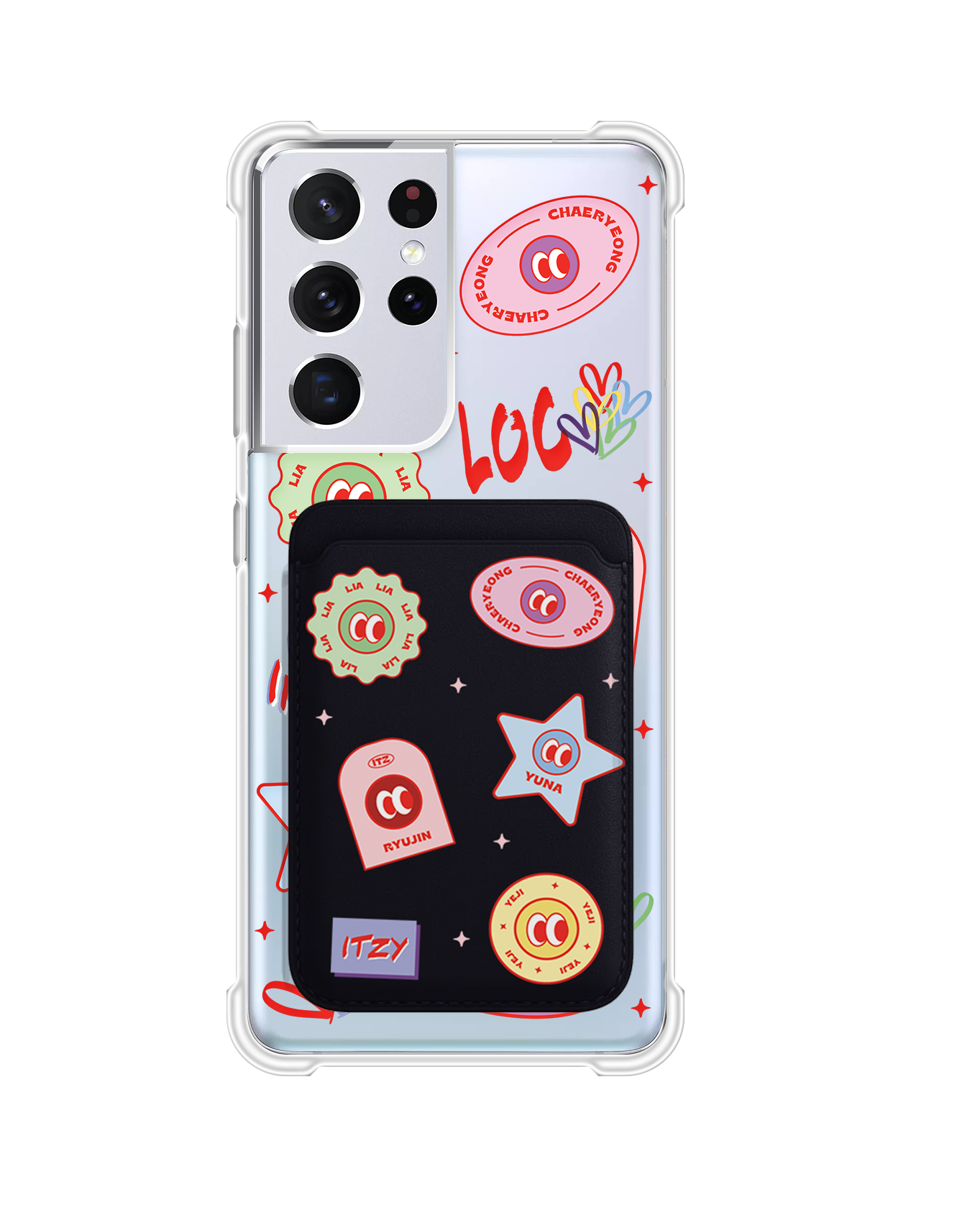 Android Magnetic Wallet Case - ITZY Sticker Pack