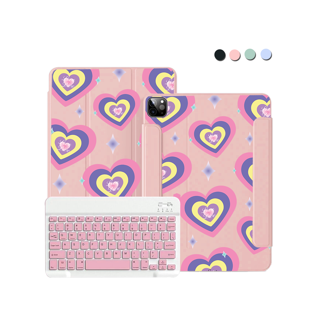 ฝาพับคีย์บอร์ดไร้สายสำหรับ iPad / Android Tab - IVE Love Dive