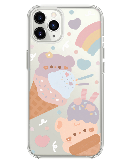 واقي خلفي هجين لهاتف iPhone - آيس كريم للدببة