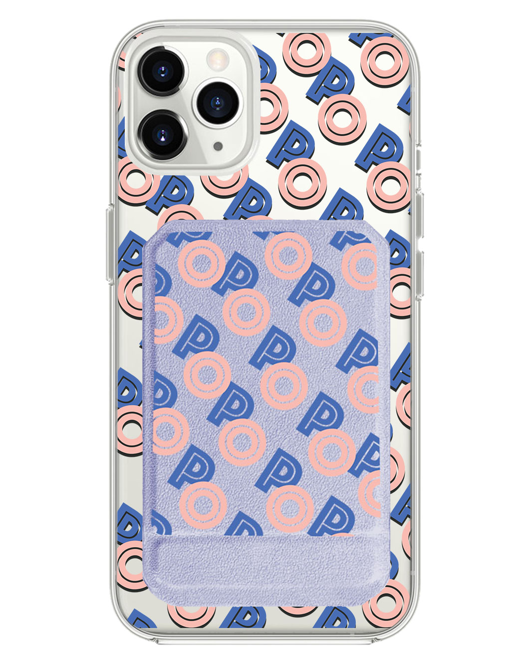 iPhone Magnetic Multifold Wallet - Initial Monogram 1.0