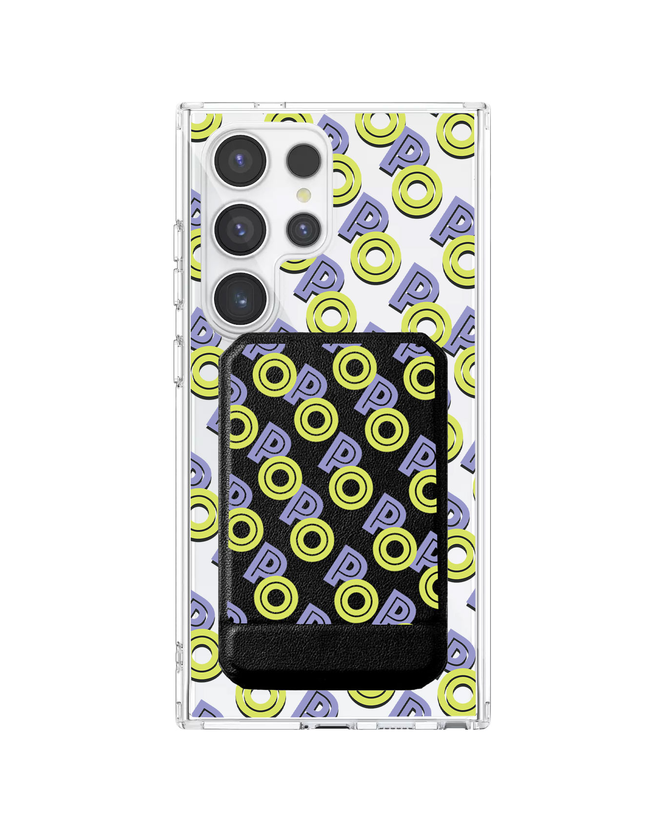 Android Magnetic Multifold Wallet - Initial Monogram 2.0
