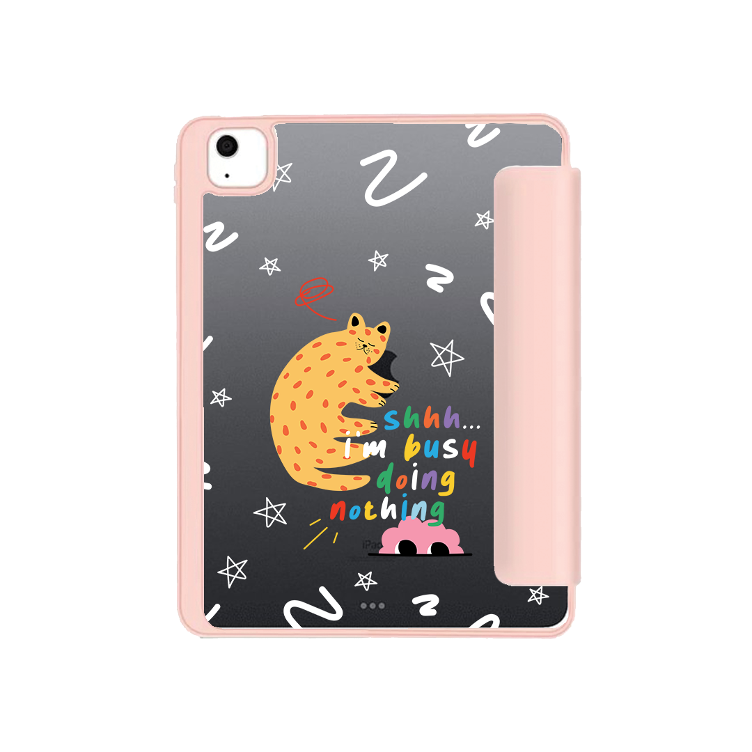 ฝาพับอะคริลิกสำหรับ iPad - ยุ่งอยู่กับการไม่ทำอะไร