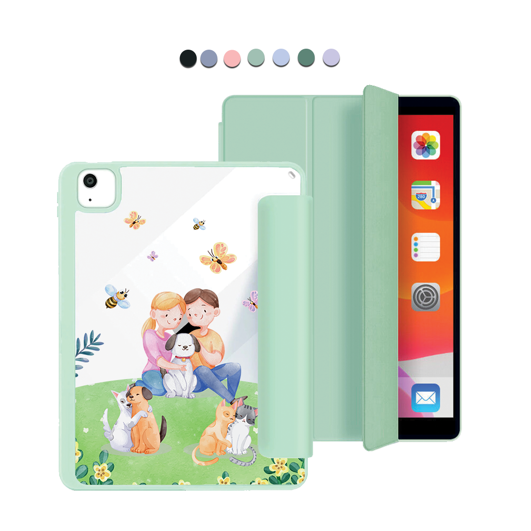 ฝาพับอะคริลิกสำหรับ iPad - สัตว์น่ารัก