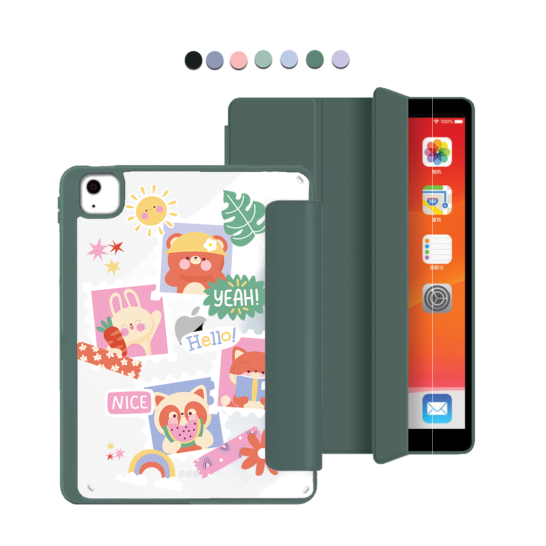 ฝาพับอะคริลิกสำหรับ iPad - Animal Squad