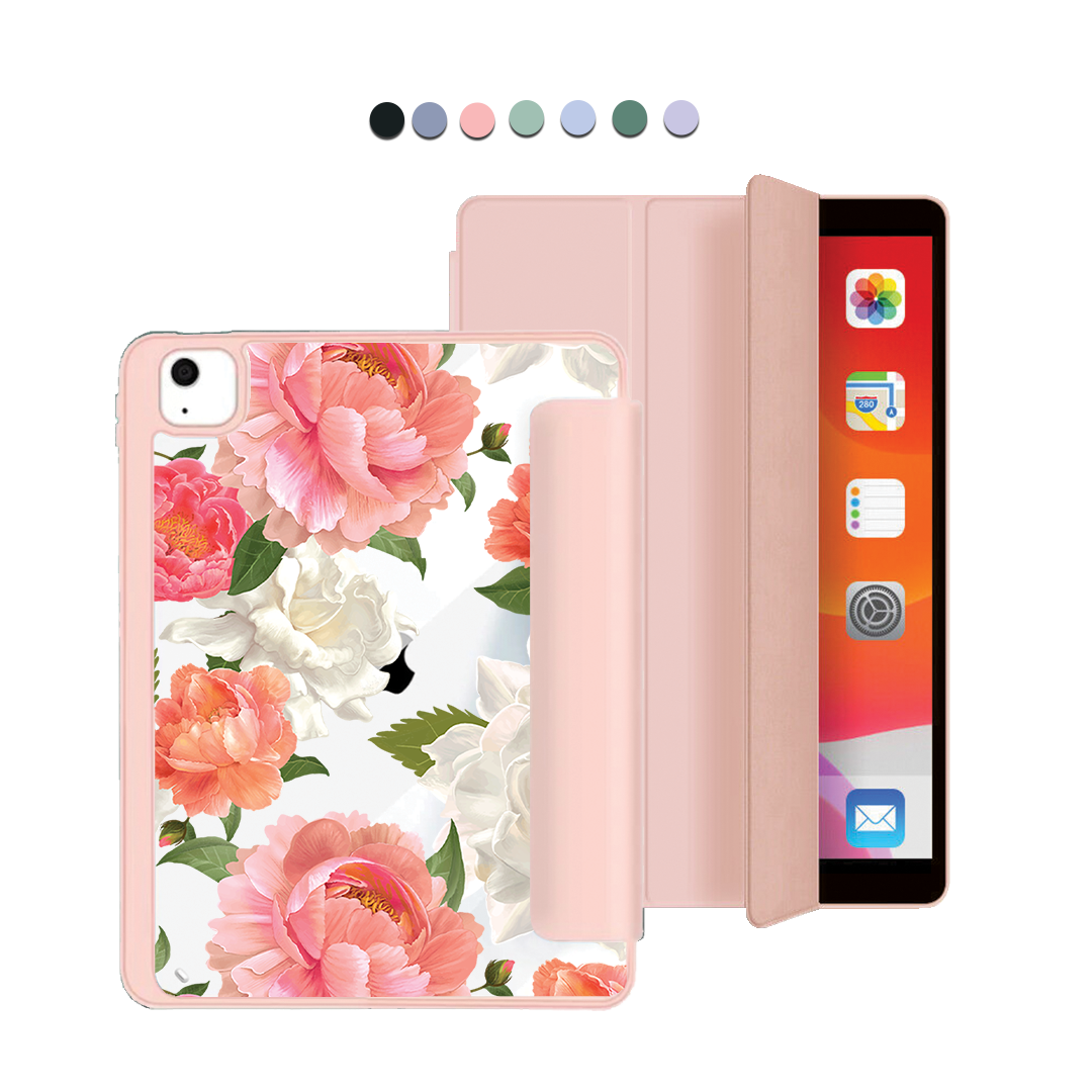 ฝาพับอะคริลิกสำหรับ iPad - August Peony
