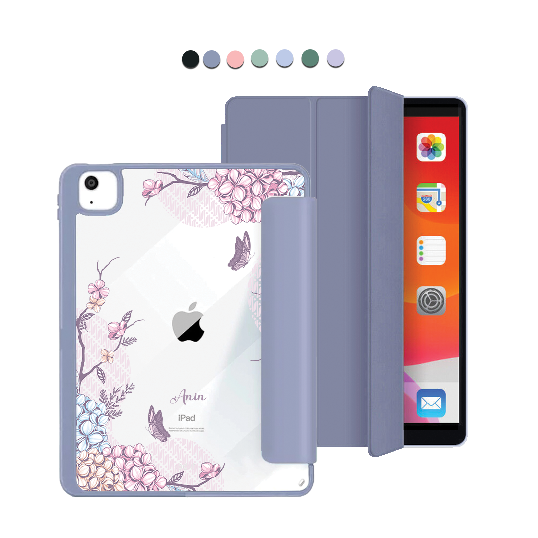 ฝาพับอะคริลิกสำหรับ iPad - ลาย Batik Florals
