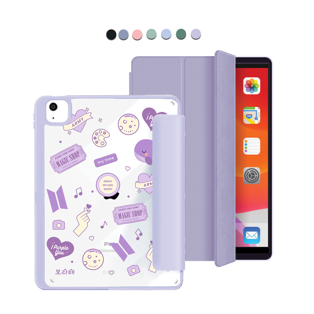 ปกอะคริลิกสำหรับ iPad - แพ็คสติกเกอร์ BTS
