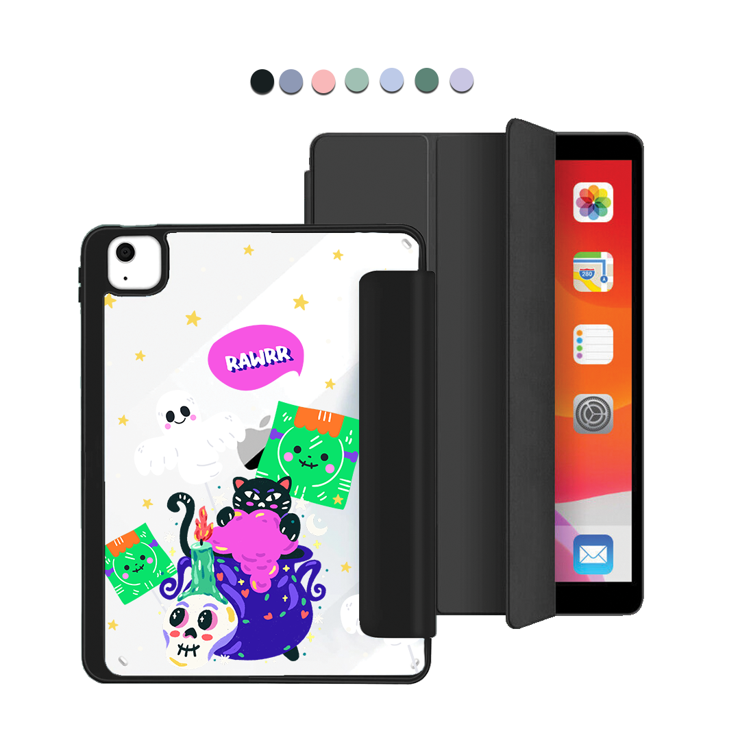 ฝาพับอะคริลิกสำหรับ iPad - Cat Monster