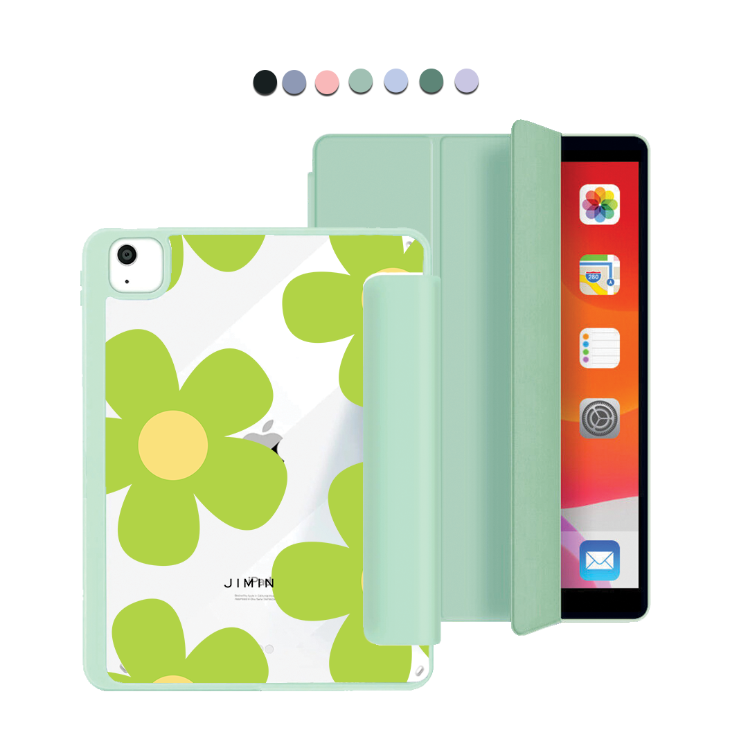 ฝาพับอะคริลิกสำหรับ iPad - ดอกเดซี่บลูม