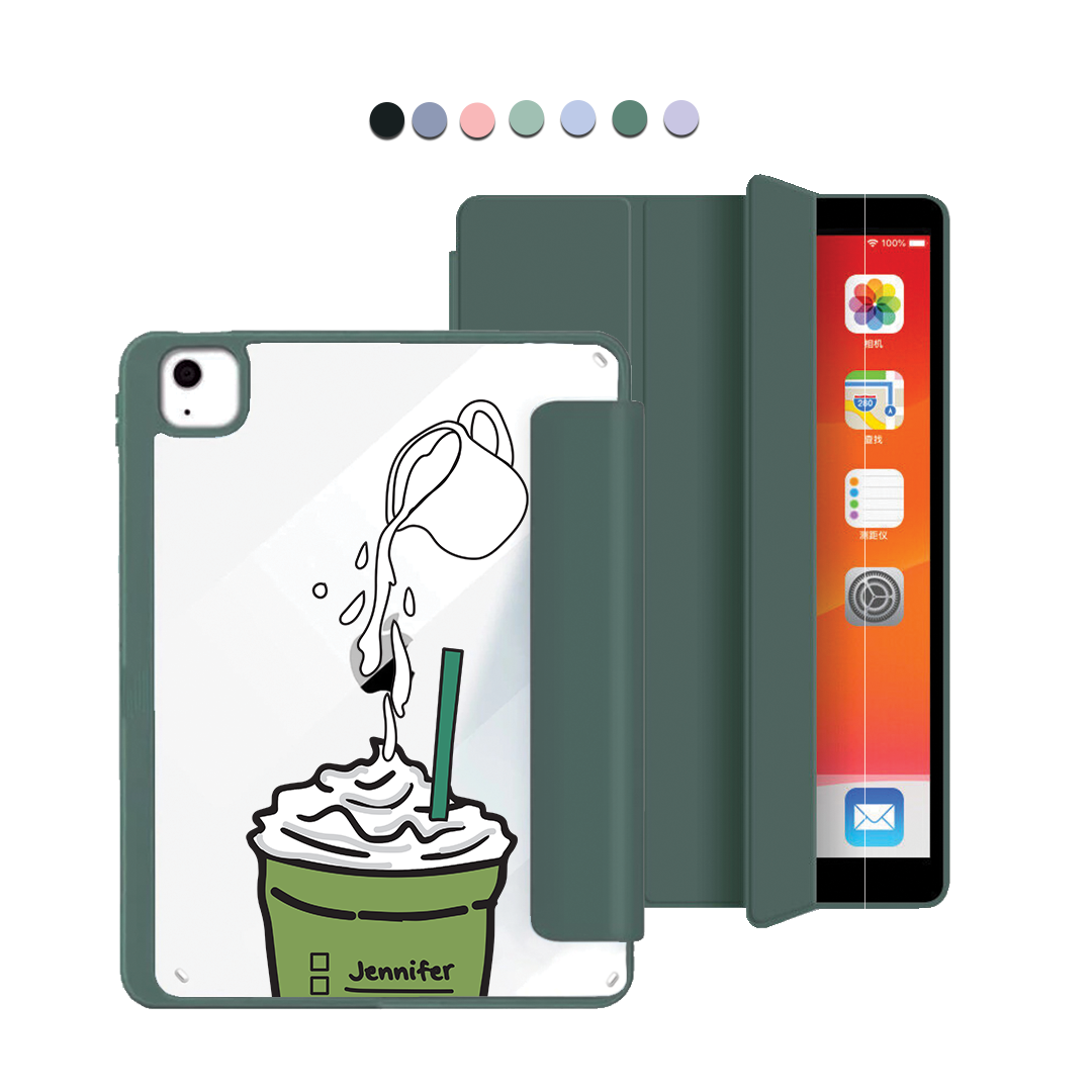 ฝาพับอะคริลิกสำหรับ iPad - ชาเขียวมัทฉะปั่น