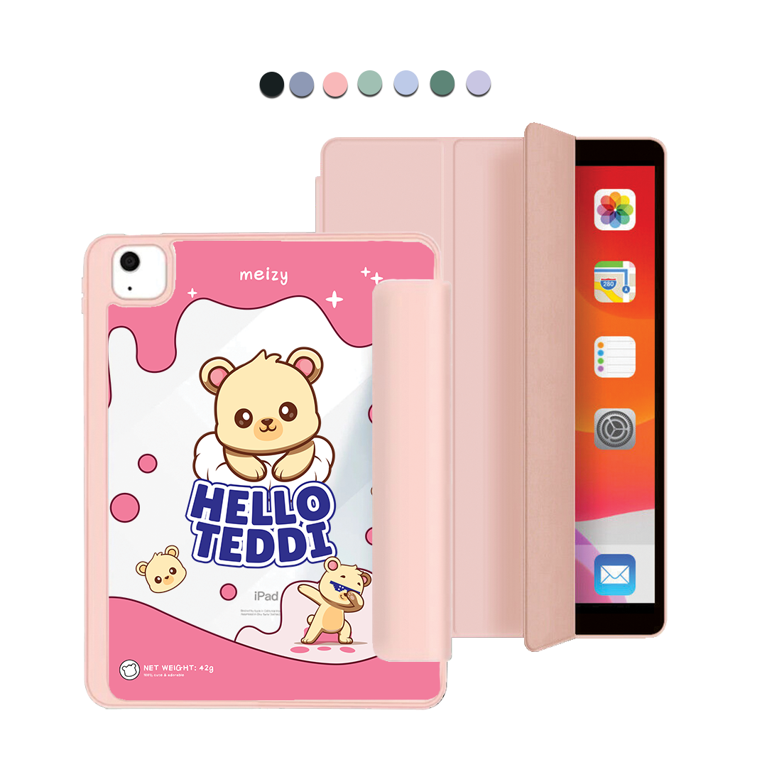 ฝาพับอะคริลิกสำหรับ iPad - Hello Teddy 2.0