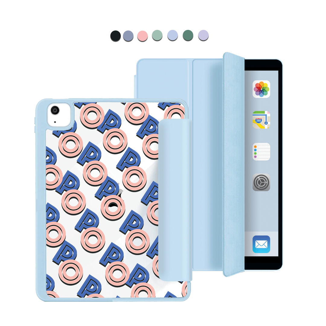 ฝาพับอะคริลิกสำหรับ iPad - Initial Monogram 2.0