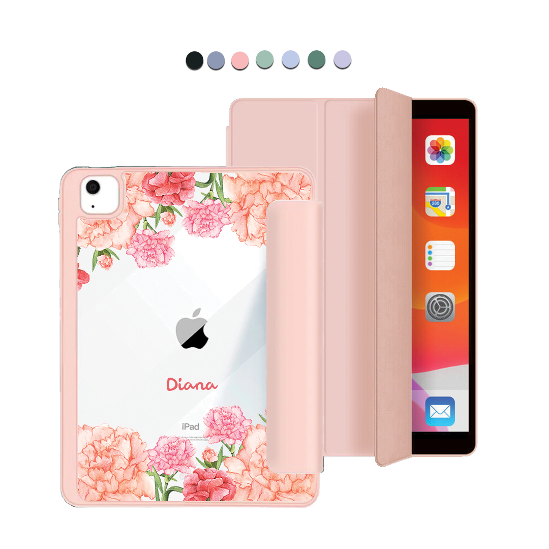 ฝาพับอะคริลิกสำหรับ iPad - January Carnation