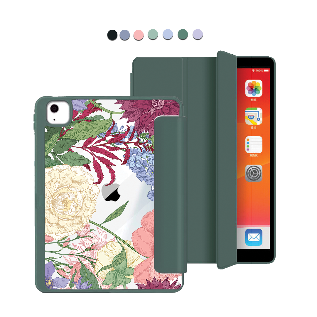 ฝาพับอะคริลิกสำหรับ iPad - เดือนกรกฎาคม Delphinium