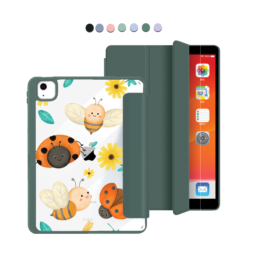 ฝาพับอะคริลิกสำหรับ iPad - เลดี้บั๊กและผึ้ง