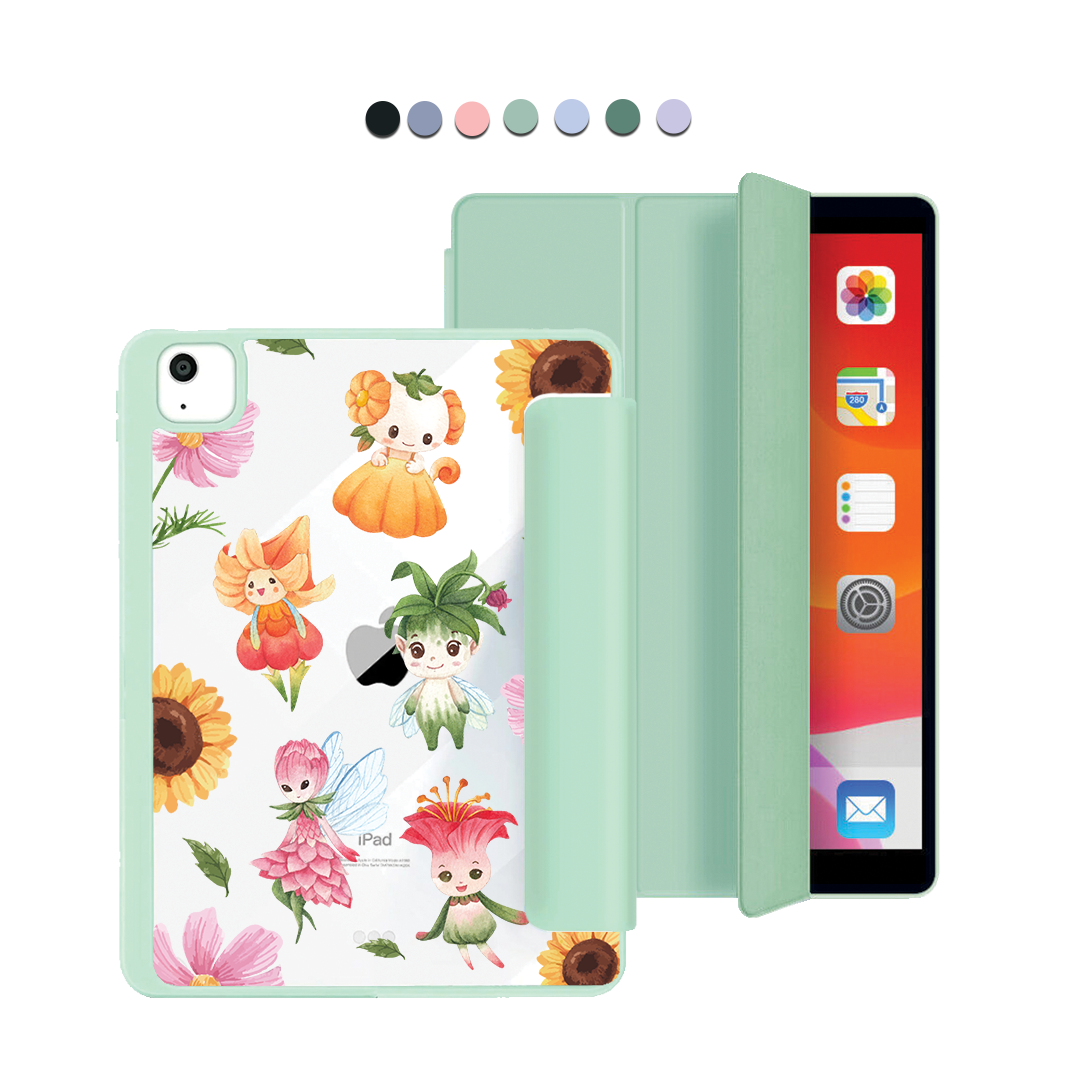 ฝาพับอะคริลิกสำหรับ iPad - Magical Garden