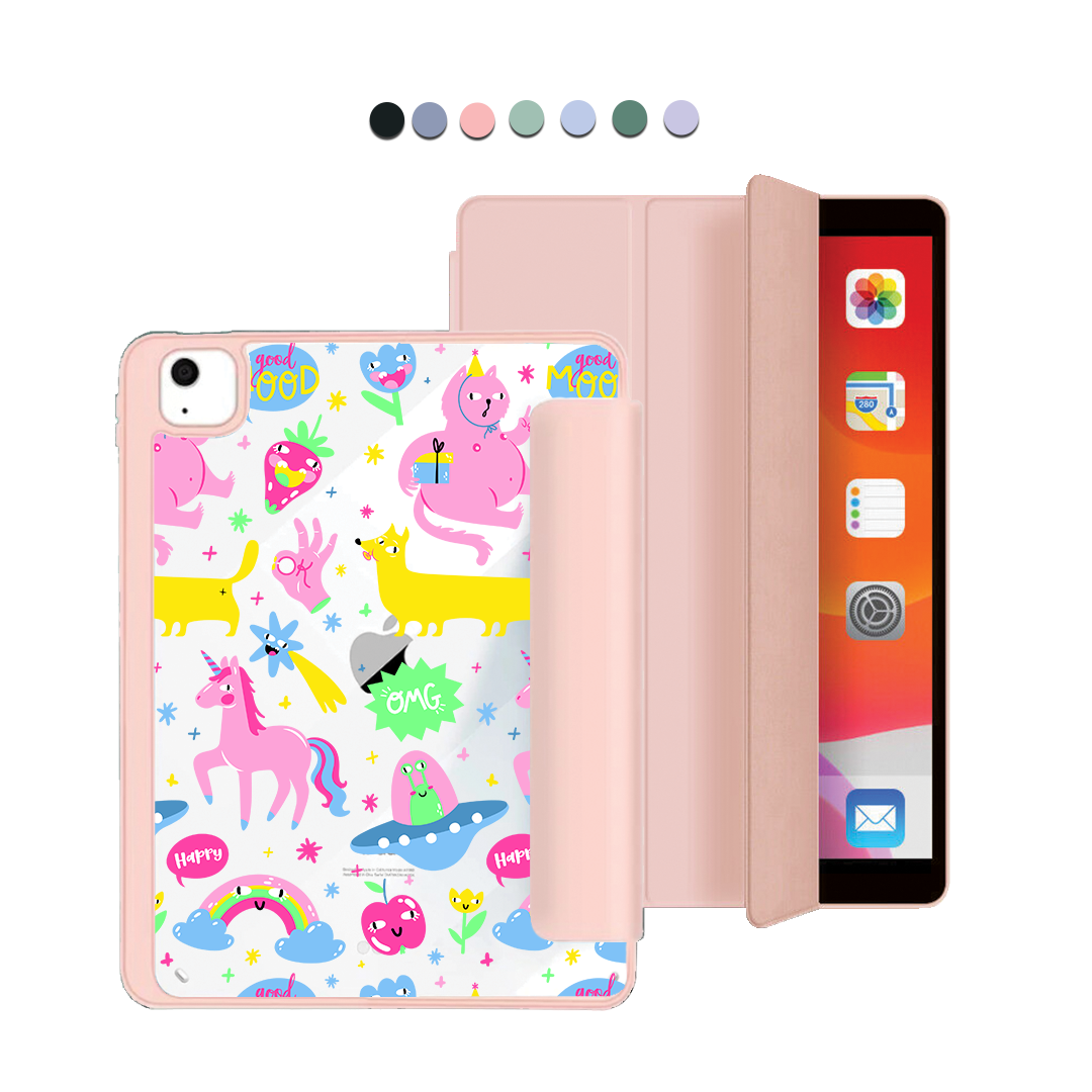 ฝาพับอะคริลิกสำหรับ iPad - Monster Says Good Mood