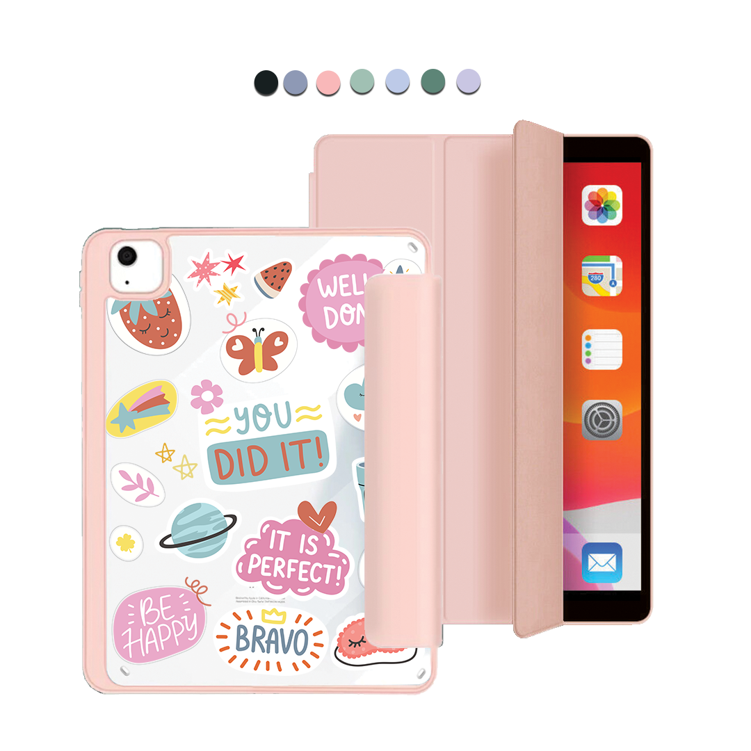สติ๊กเกอร์ iPad แบบฝาพับอะคริลิก - แพ็ค 1.0
