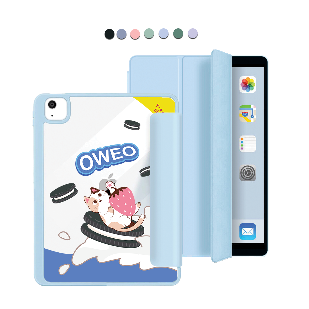 ฝาพับอะคริลิกสำหรับ iPad - Oweo Cat