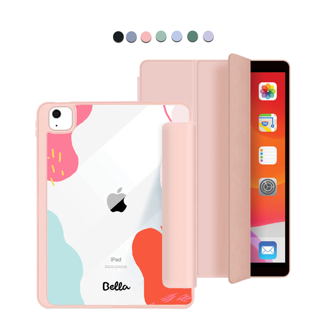 ฝาพับอะคริลิกสำหรับ iPad - สีพริมโรส