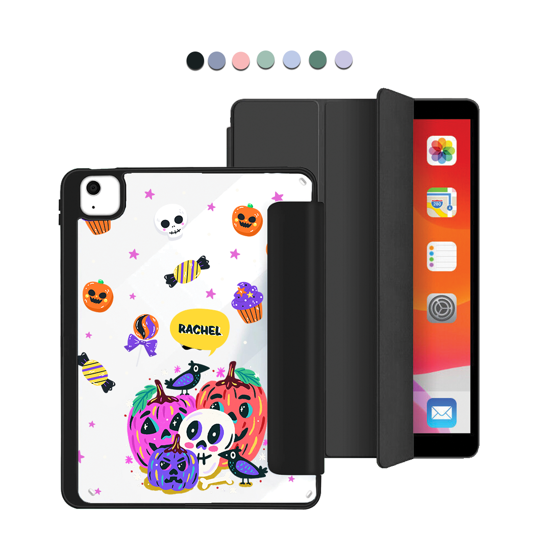 ฝาพับอะคริลิกสำหรับ iPad - Pumpkin Monster