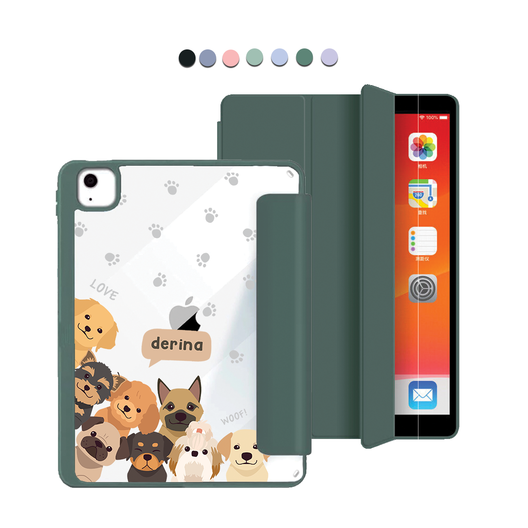 ฝาพับอะคริลิกสำหรับ iPad - Ruff Family 1.0