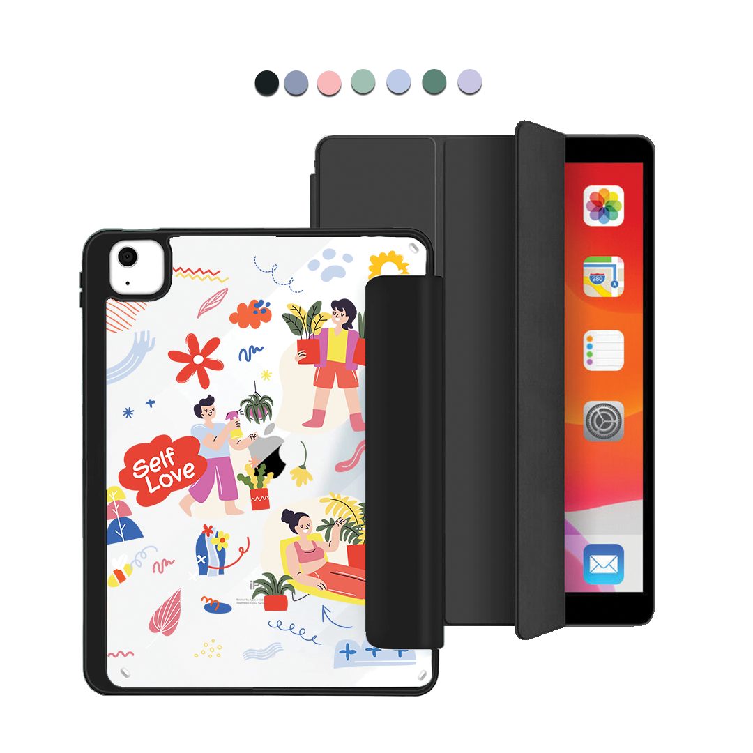 สติ๊กเกอร์ iPad แบบฝาพับอะคริลิก - Self Love แพ็ค 1.0