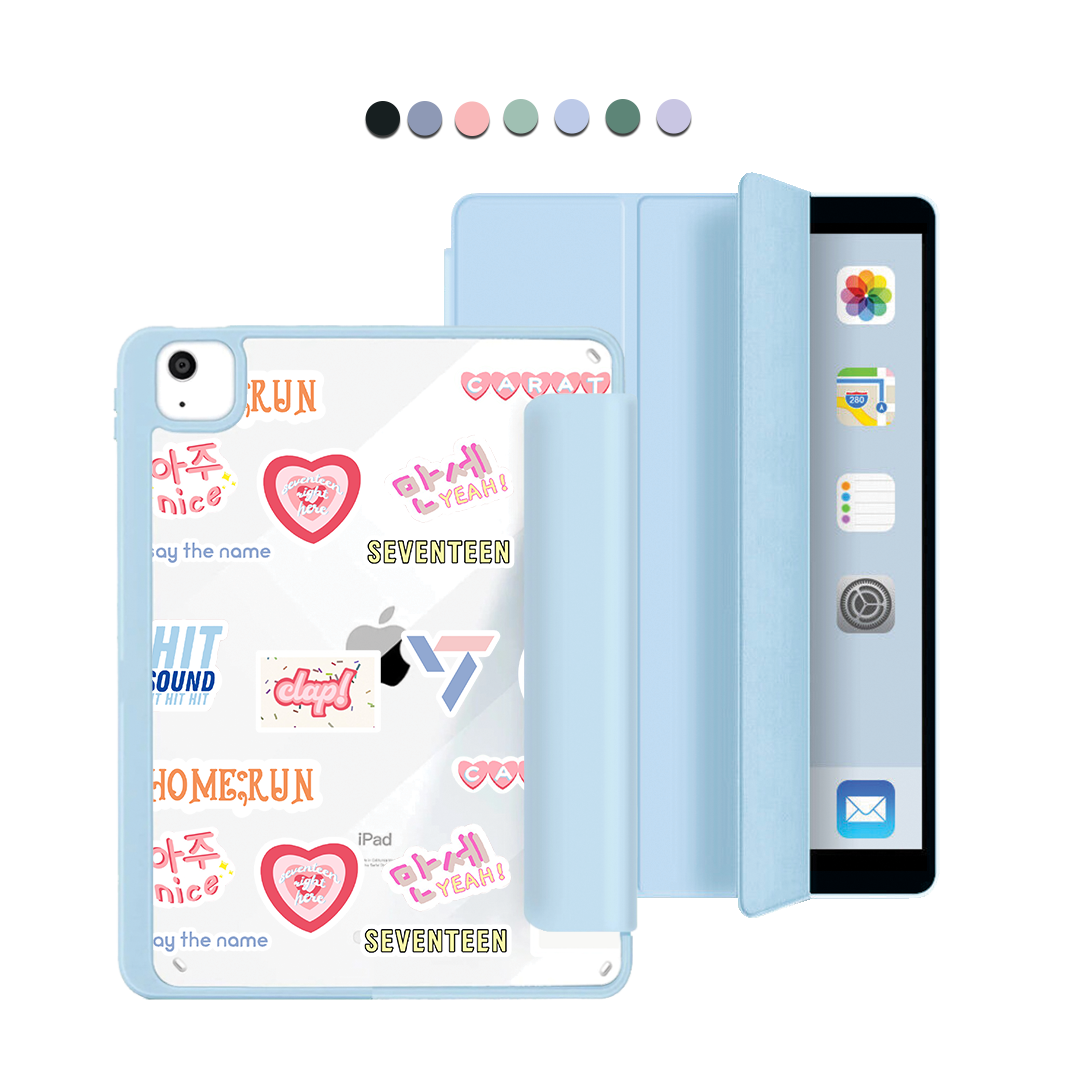 ปกอะคริลิกสำหรับ iPad - แพ็คสติกเกอร์ Seventeen