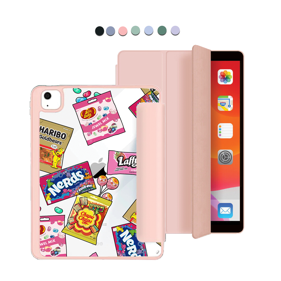 ฝาพับอะคริลิกสำหรับ iPad - สี Sweet & Gummies