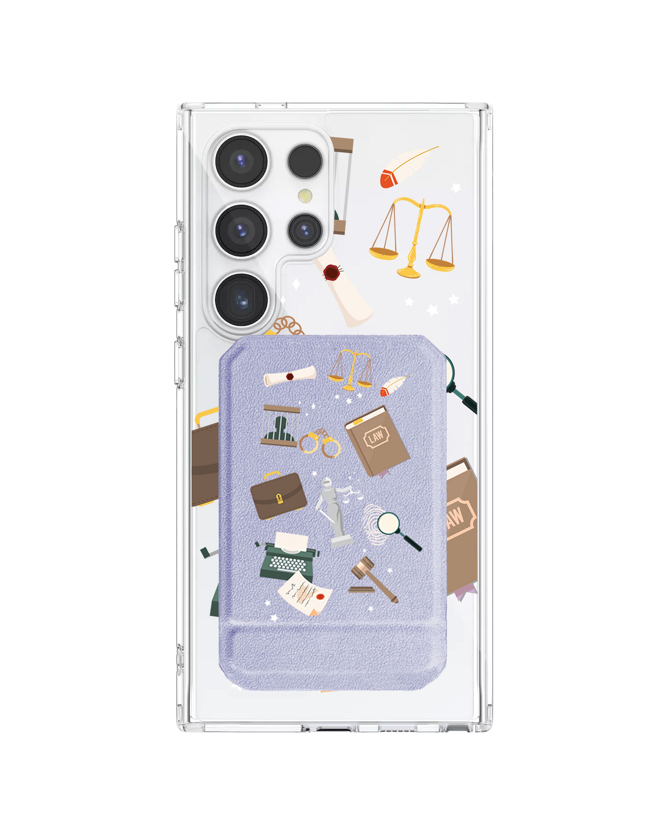 Android Magnetic Multifold Wallet - Lawyer
