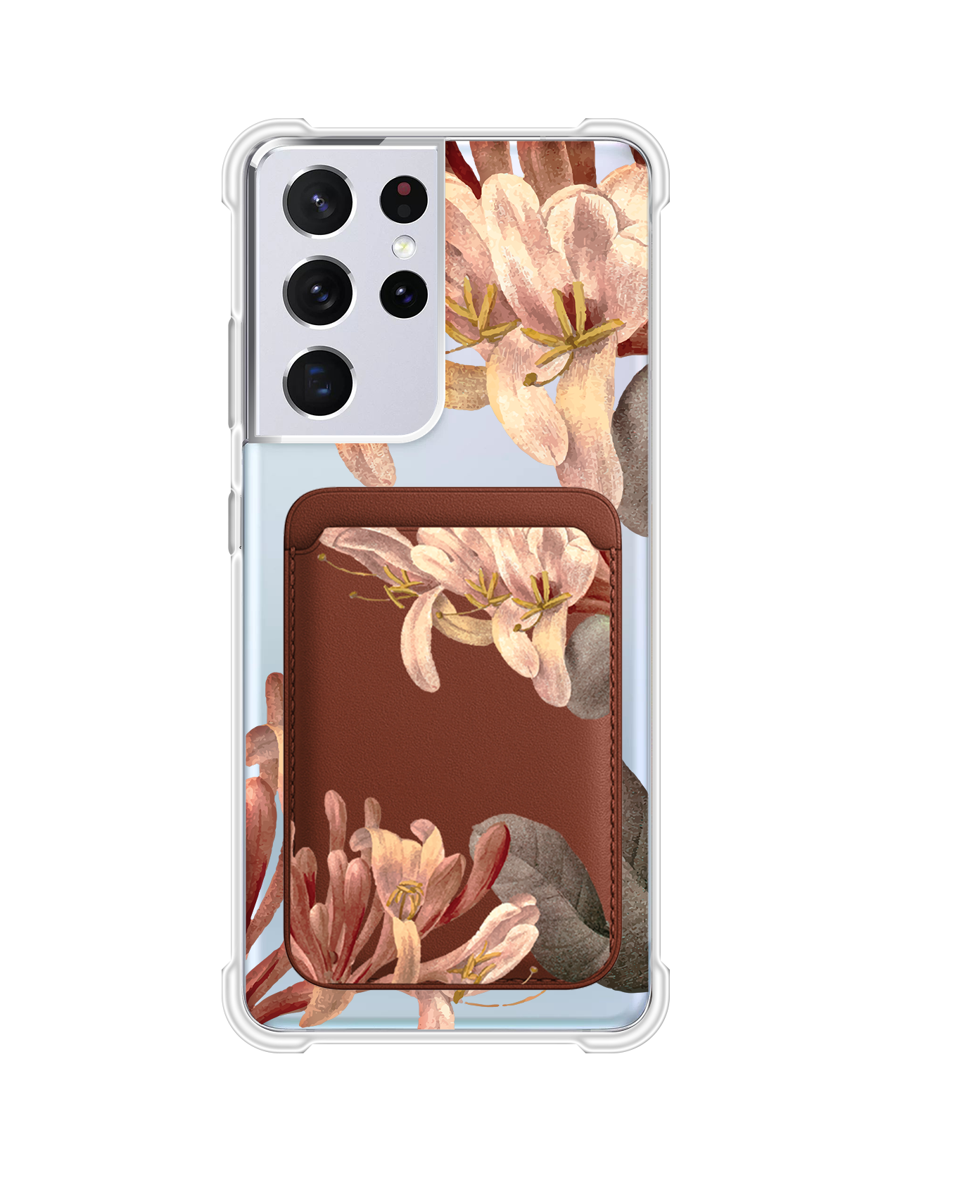 Android Magnetic Wallet Case - June Honey Suckle