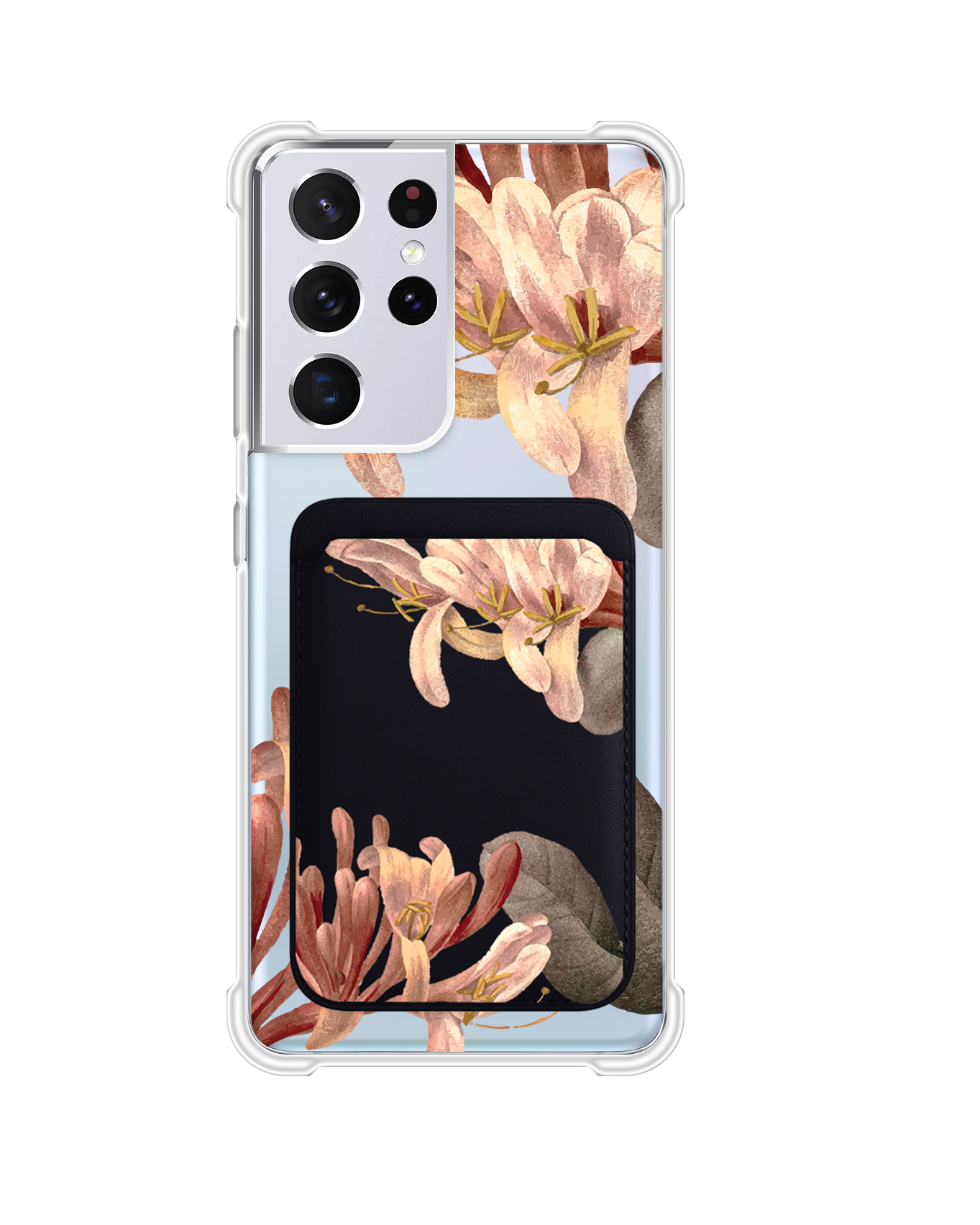 Android Magnetic Wallet Case - June Honey Suckle