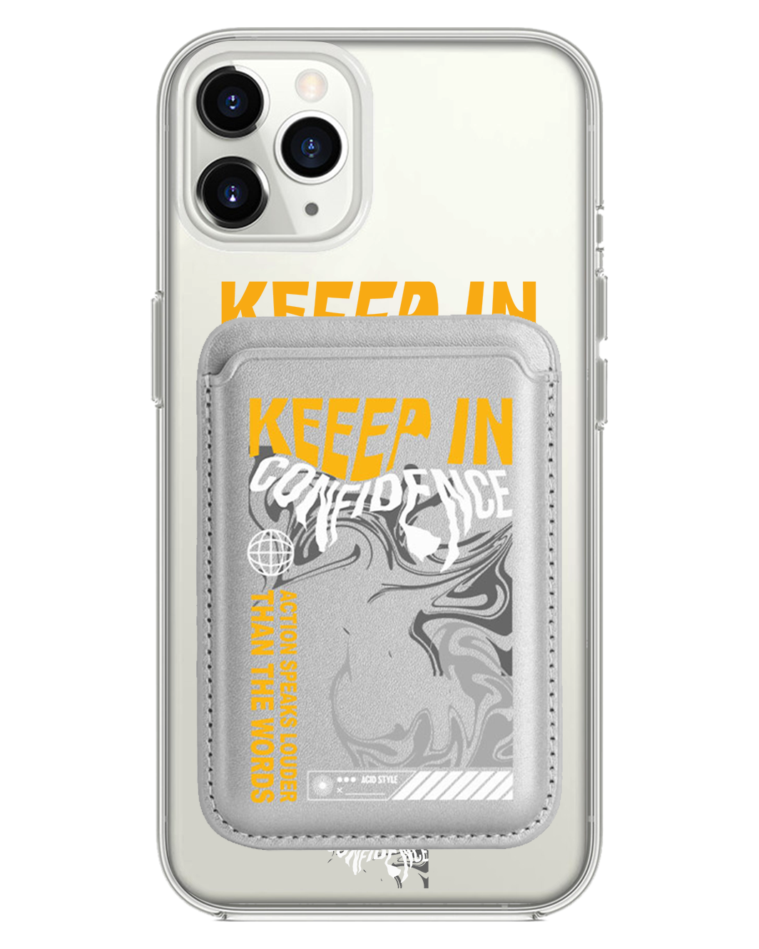 iPhone Magnetic Wallet Case - Keep in Confidence