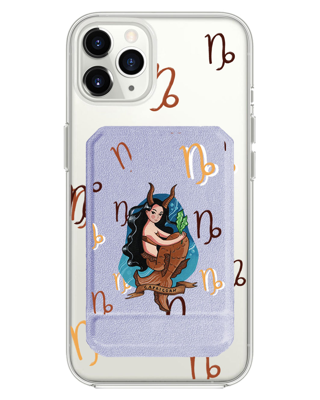 iPhone Magnetic Multifold Wallet - Capricorn