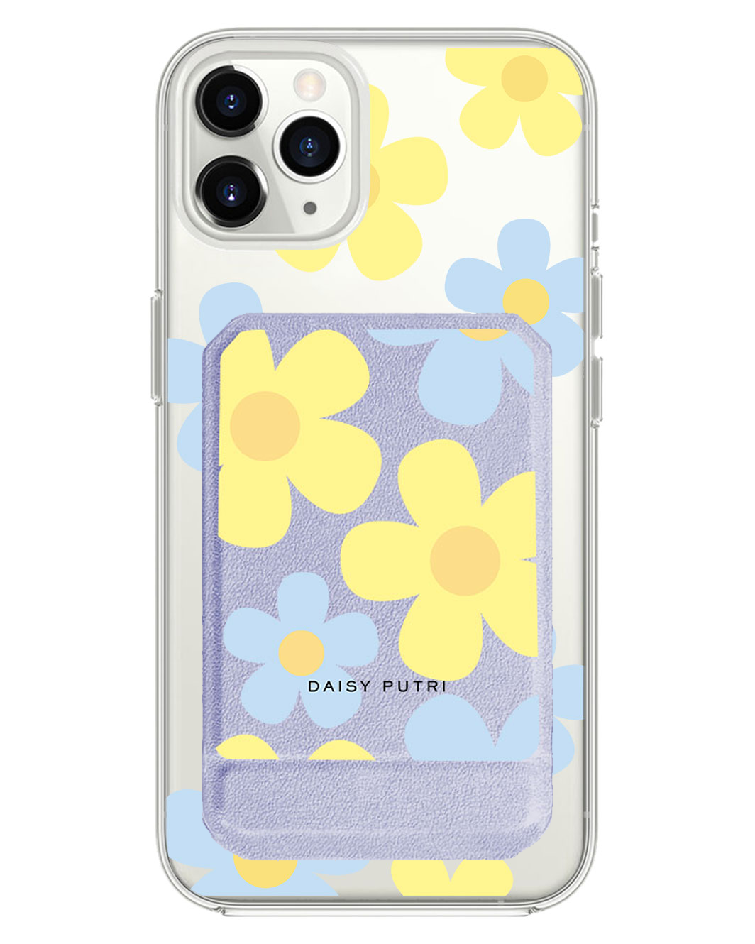 iPhone Magnetic Multifold Wallet - Daisy Skies