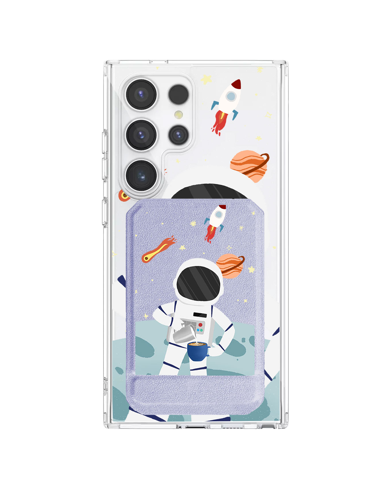 Android Magnetic Multifold Wallet - Baristronaut