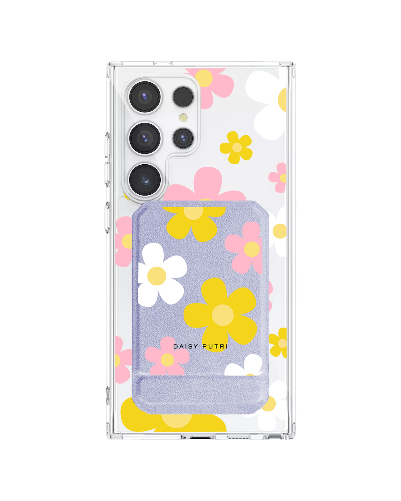 Android Magnetic Multifold Wallet - Daisy Fresh