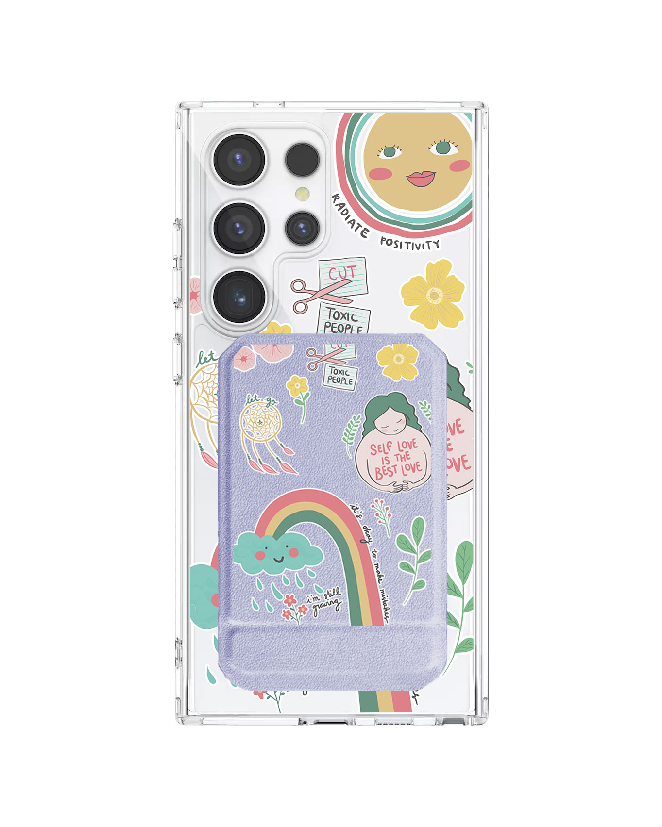 Android Magnetic Multifold Wallet - Self Love 1.0