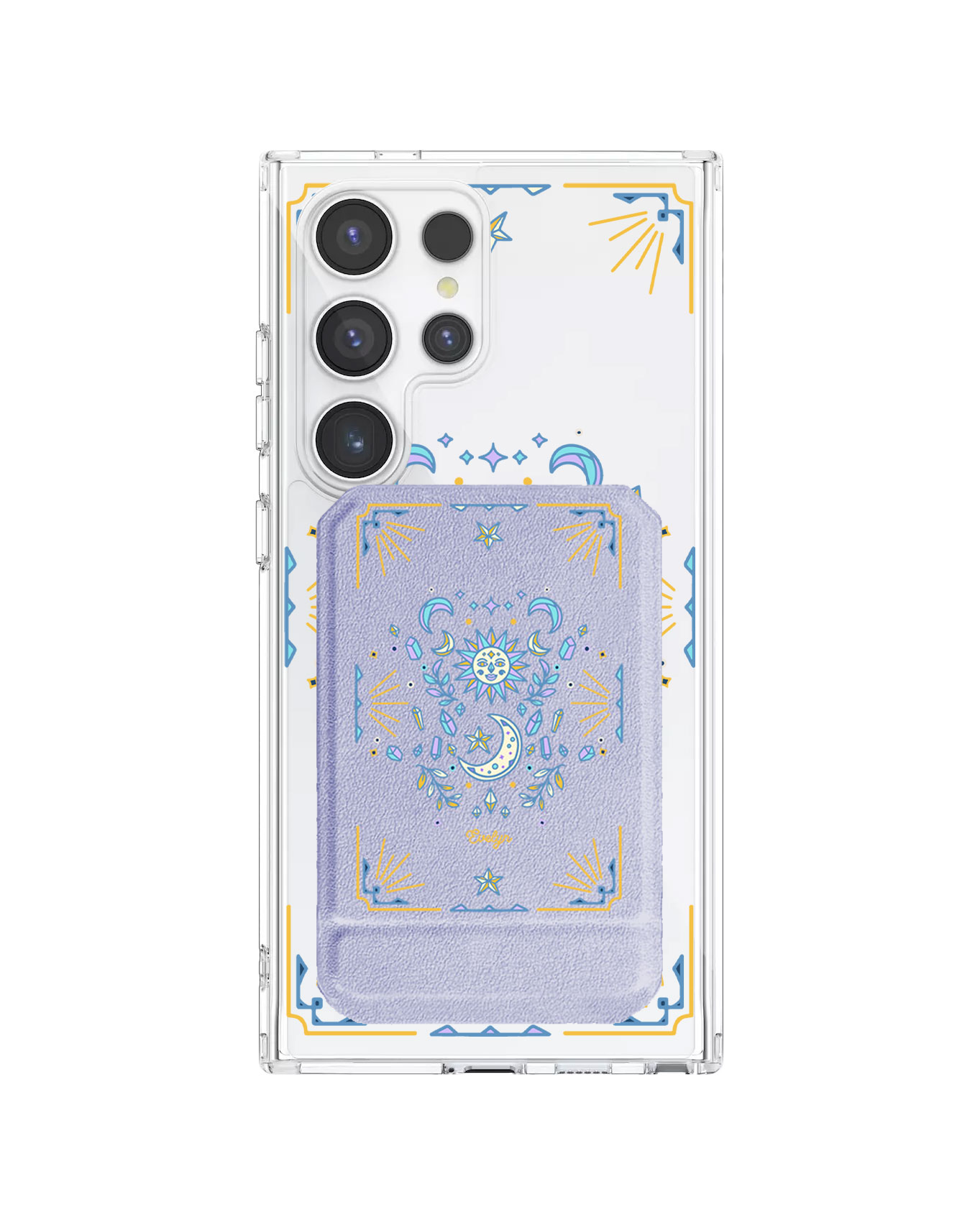 Android Magnetic Multifold Wallet - Cosmic Dream