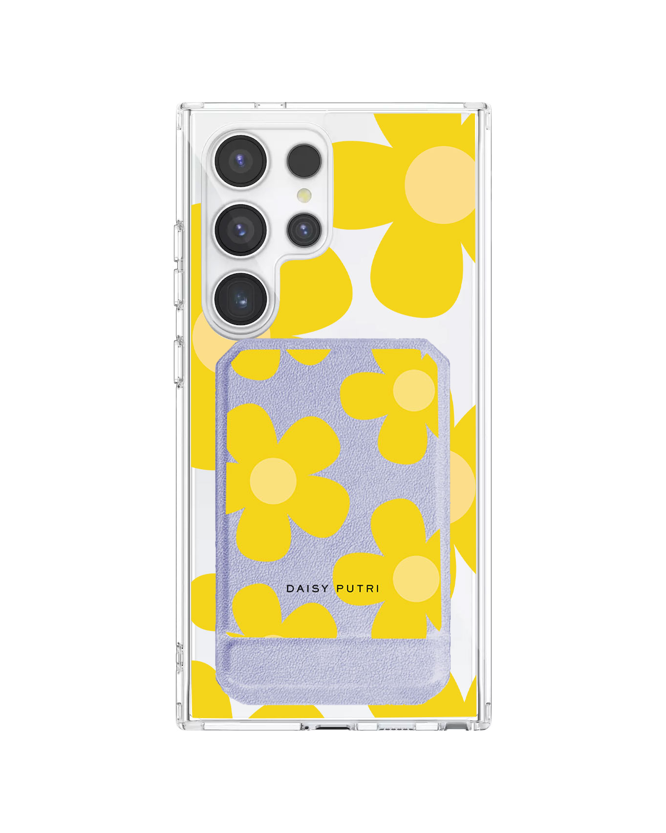 Android Magnetic Multifold Wallet - Daisy Sunshine
