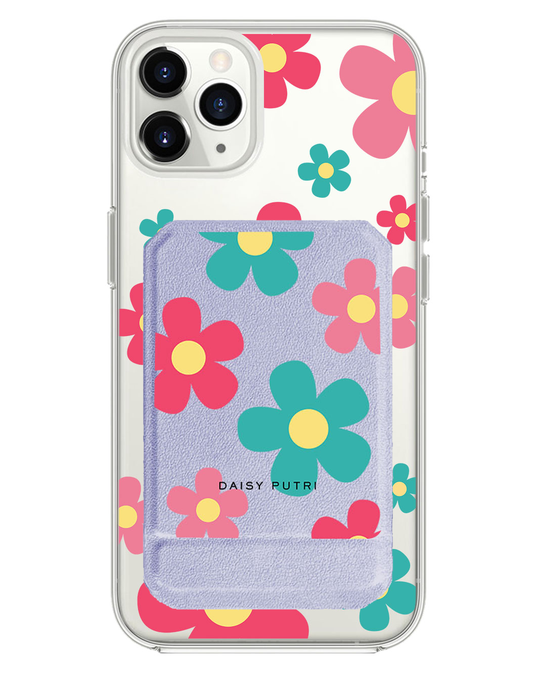 iPhone Magnetic Multifold Wallet - Daisy Delight 2.0