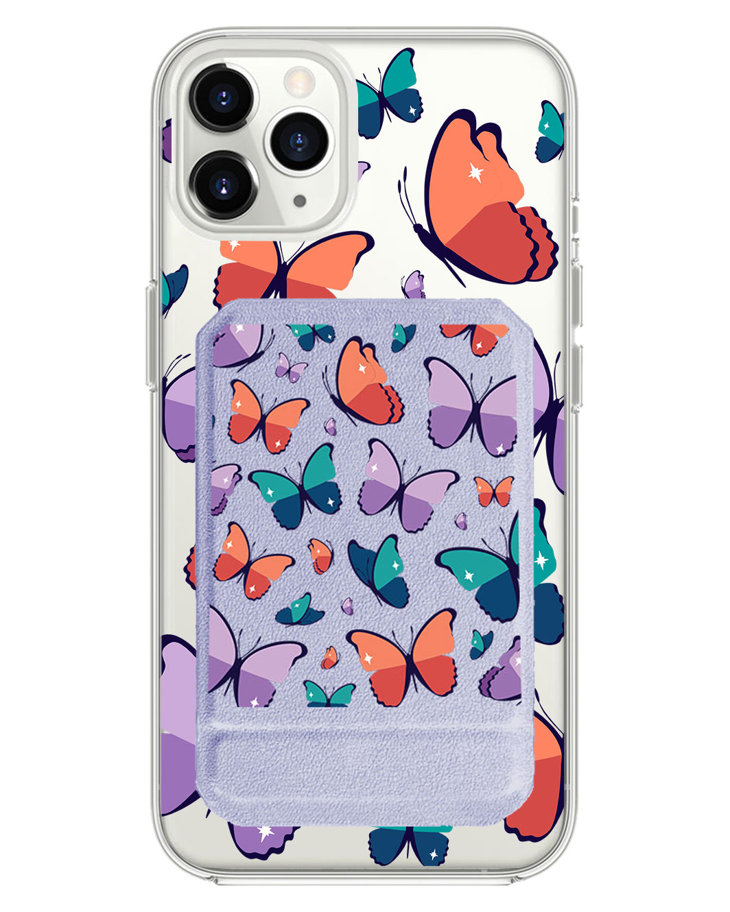 iPhone Magnetic Multifold Wallet - Butterfly